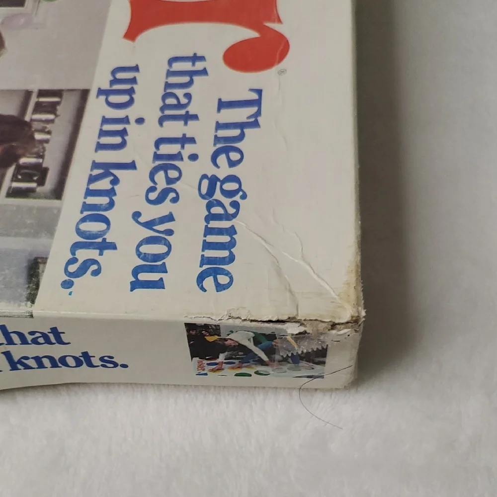 Vintage 1966 Twister Game Mat with Spinner Milton Bradley In Original Box